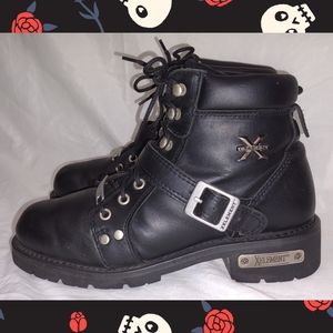 X-ELEMENT Moto riding boots mens sz9